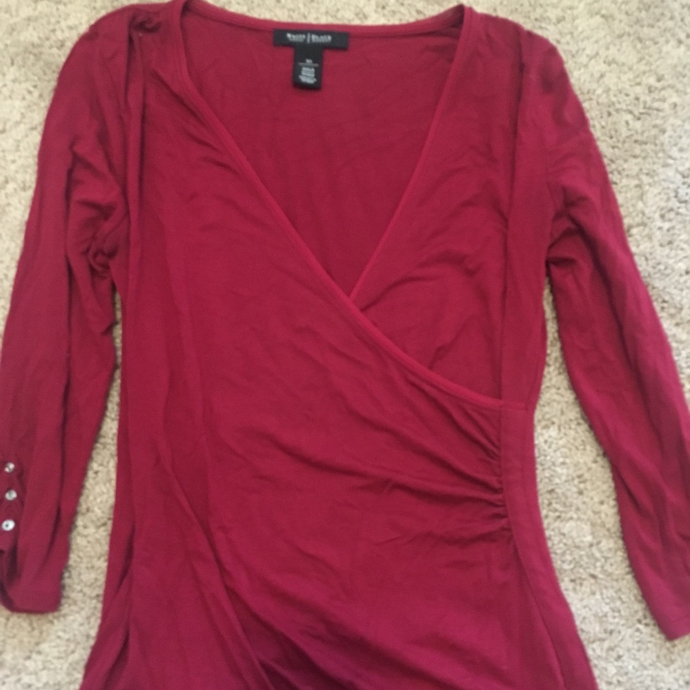 Red blouse by White House black market